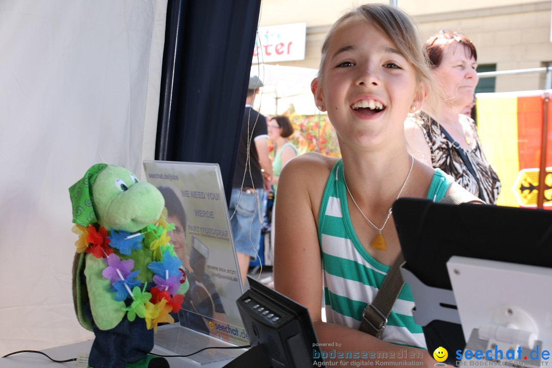 seechat.de Infostand: Schweizerfeiertag in Stockach am Bodensee, 16.06.2012