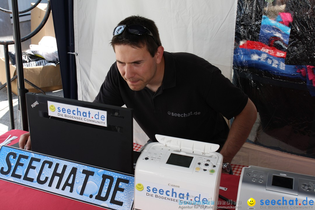 seechat.de Infostand: Schweizerfeiertag in Stockach am Bodensee, 16.06.2012