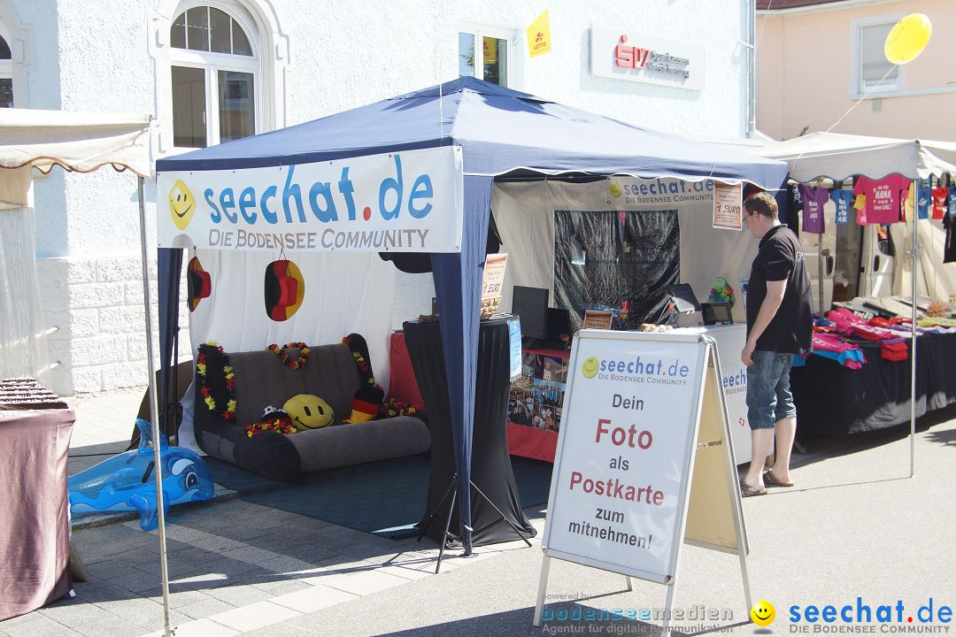 seechat.de Infostand: Schweizerfeiertag in Stockach am Bodensee, 16.06.2012