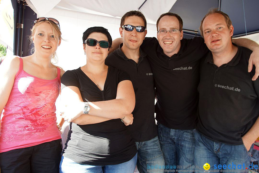 seechat.de Infostand: Schweizerfeiertag in Stockach am Bodensee, 16.06.2012