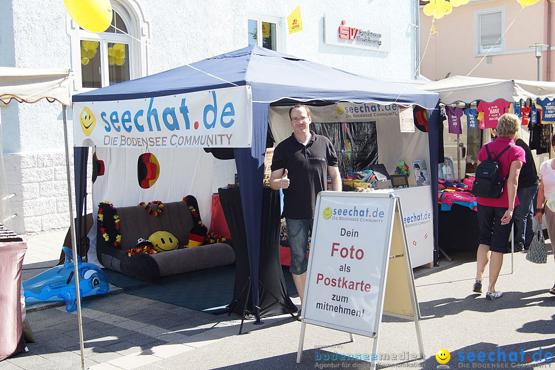 seechat.de Infostand: Schweizerfeiertag in Stockach am Bodensee, 16.06.2012