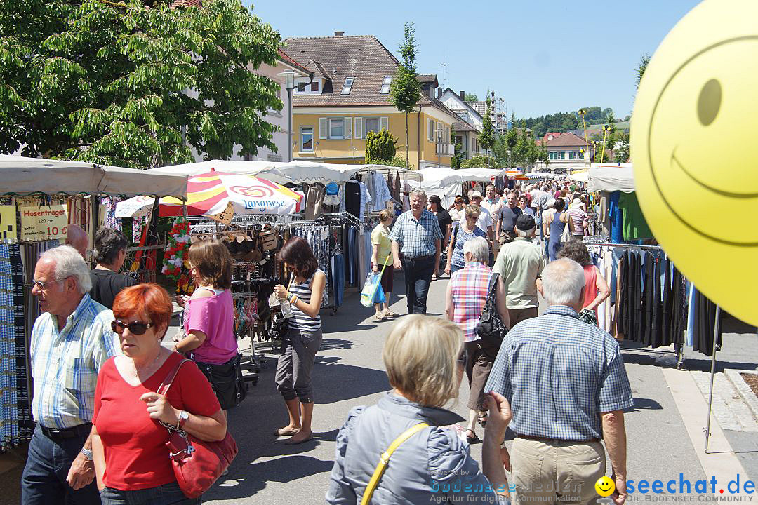 seechat.de Infostand: Schweizerfeiertag in Stockach am Bodensee, 16.06.2012