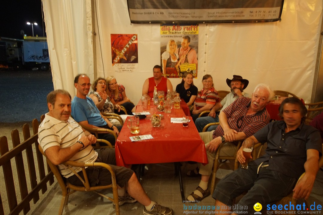 Feierobed-Hock am Schweizer Feiertag: Stockach am Bodensee, 18.06.2012