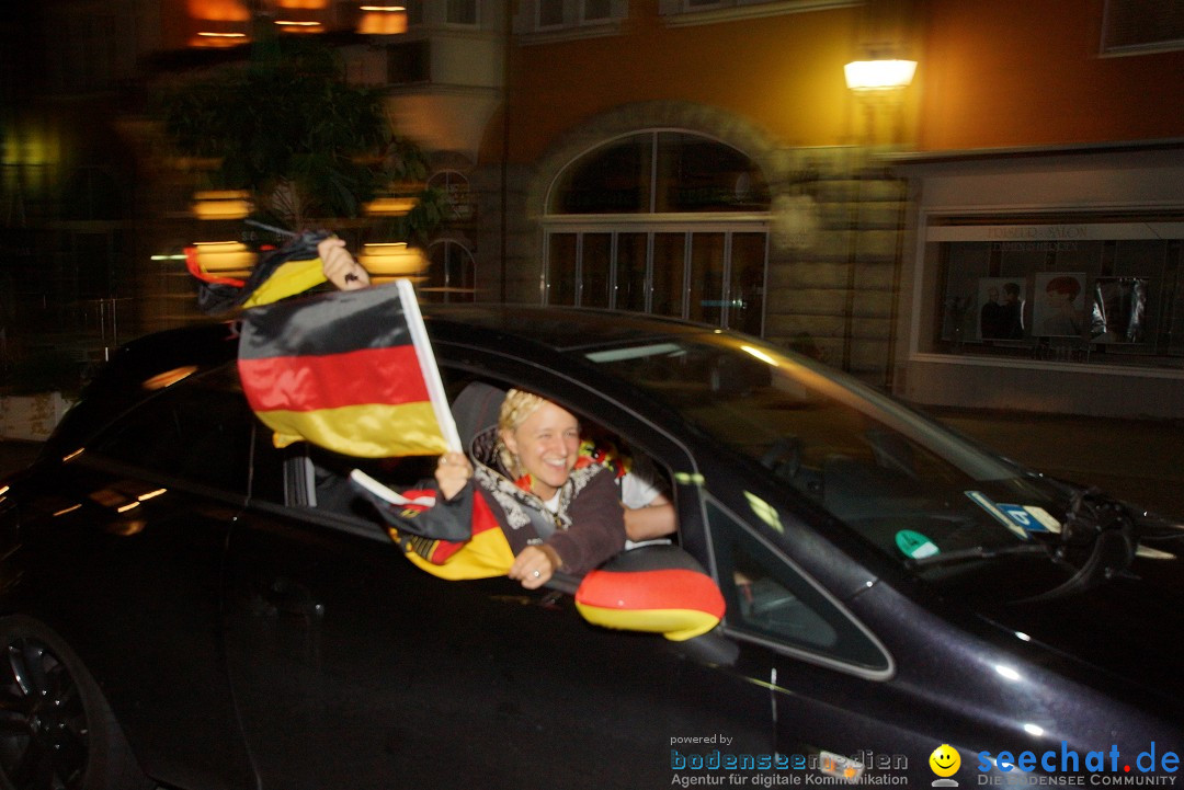 Fussball-EM: Deutschland vs. Griechenland 4-2: Stockach am Bodensee, 21.06.