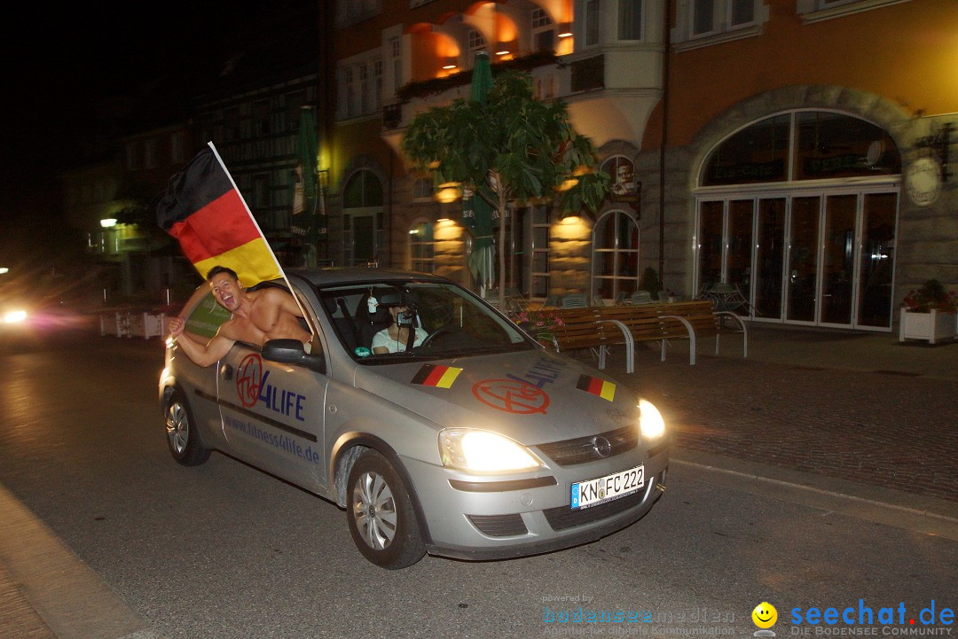 Fussball-EM: Deutschland vs. Griechenland 4-2: Stockach am Bodensee, 21.06.