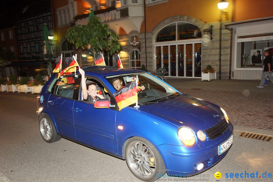 Fussball-EM: Deutschland vs. Griechenland 4-2: Stockach am Bodensee, 21.06.