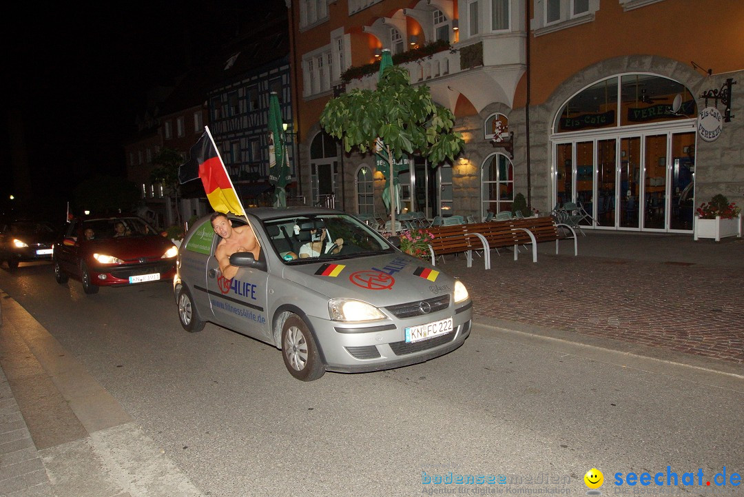 Fussball-EM: Deutschland vs. Griechenland 4-2: Stockach am Bodensee, 21.06.