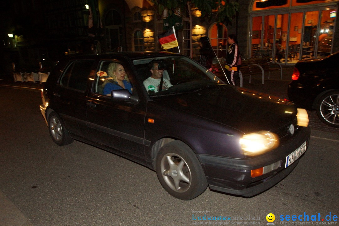 Fussball-EM: Deutschland vs. Griechenland 4-2: Stockach am Bodensee, 21.06.