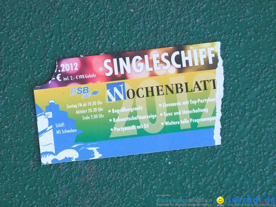 SINGLE SCHIFF 2012: Friedrichshafen am Bodensee, 07.07.2012