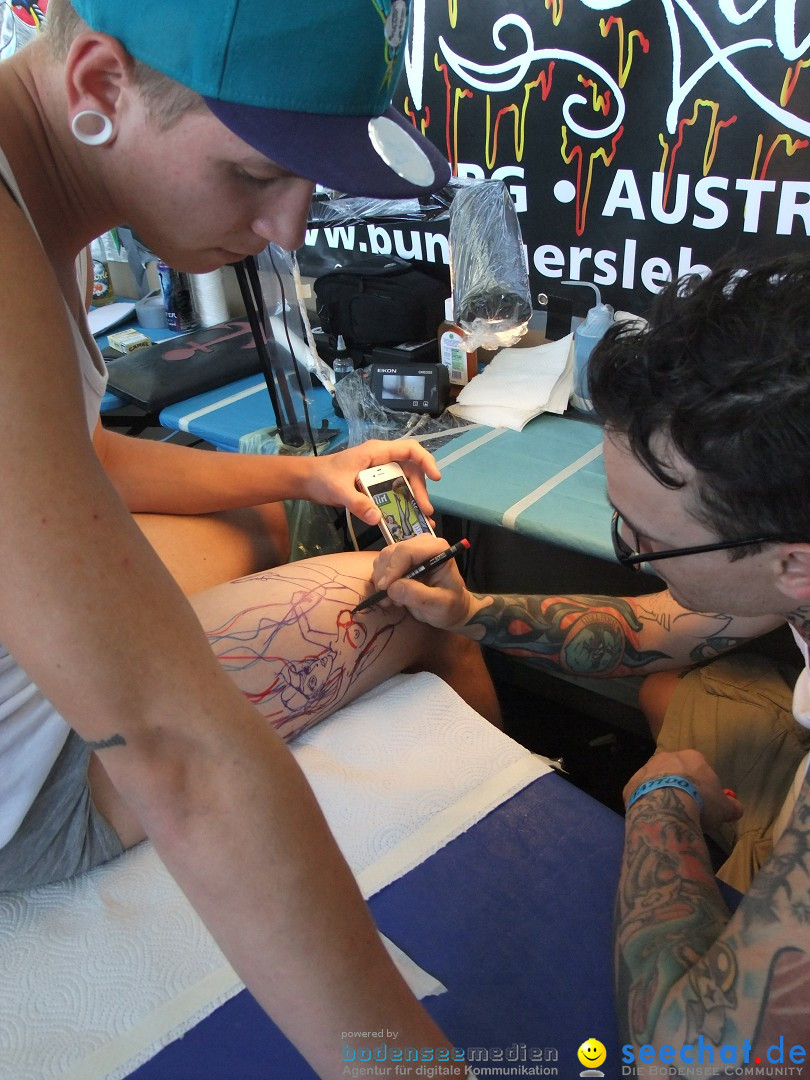 Tattoo Convention Bodensee 2012 - Schiffe: Friedrichshafen, 08.07.2012