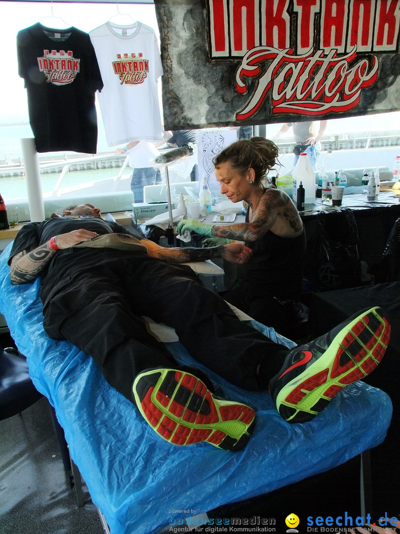 Tattoo Convention Bodensee 2012 - Schiffe: Friedrichshafen, 08.07.2012