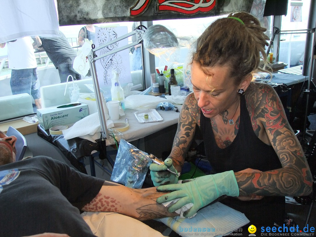 Tattoo Convention Bodensee 2012 - Schiffe: Friedrichshafen, 08.07.2012