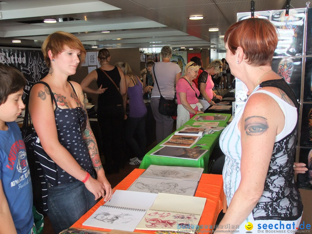 Tattoo Convention Bodensee 2012 - Schiffe: Friedrichshafen, 08.07.2012