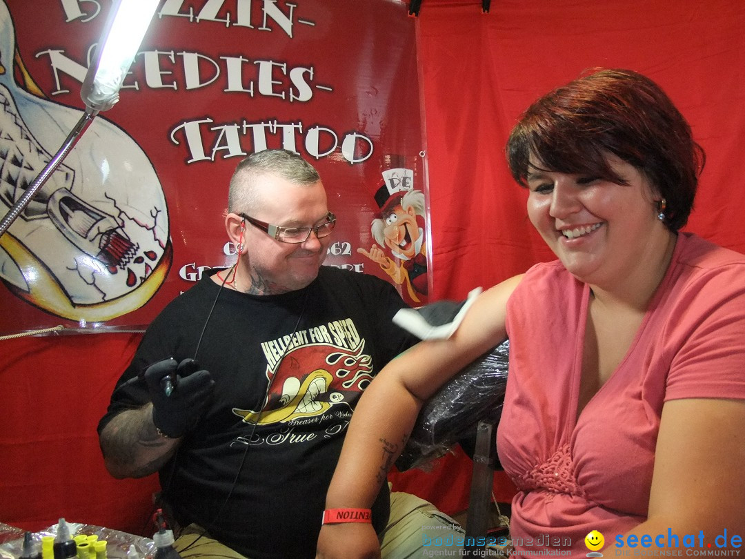 Tattoo Convention Bodensee 2012 - Schiffe: Friedrichshafen, 08.07.2012