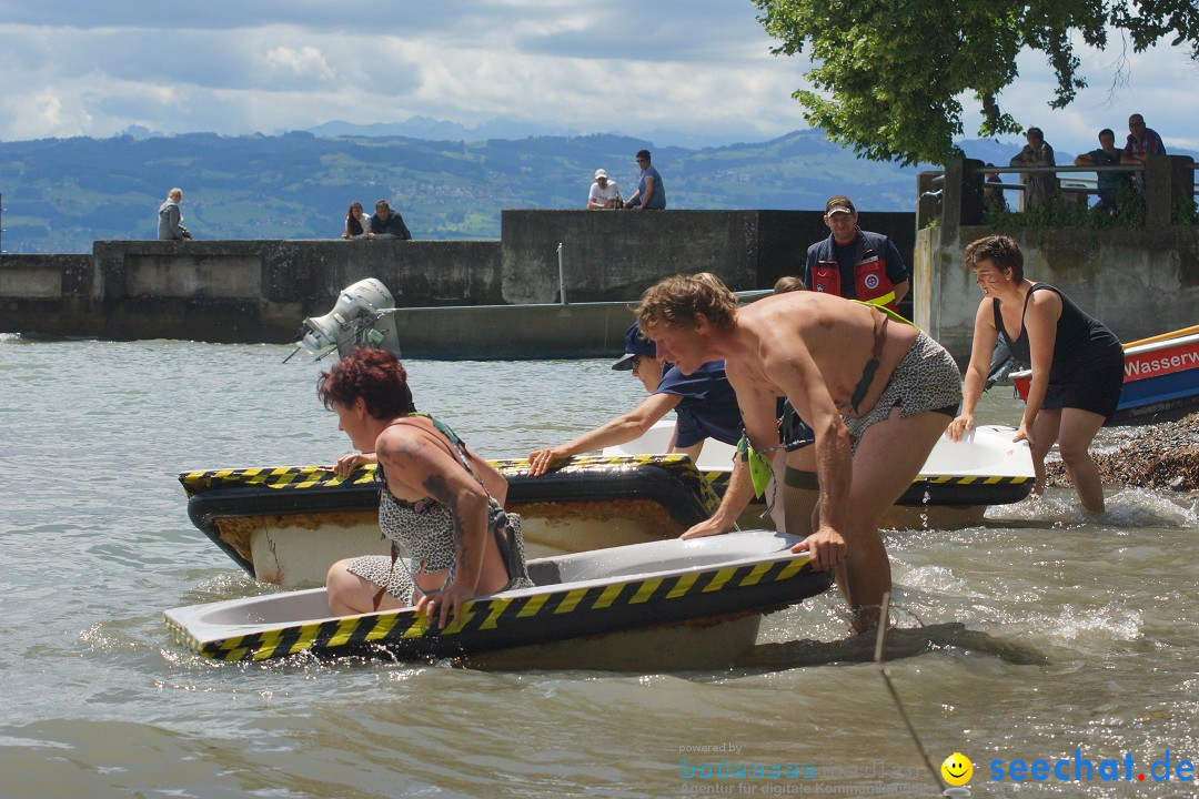 Badewannenrennen 2012: Wasserburg am Bodensee, 14.07.2012