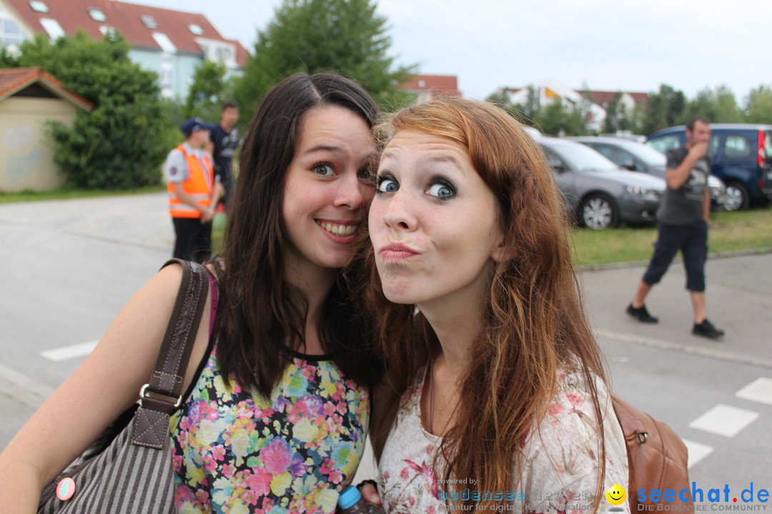 Schlossseefest 2012 mit Feuerwerk: Salem am Bodensee, 28.07.2012