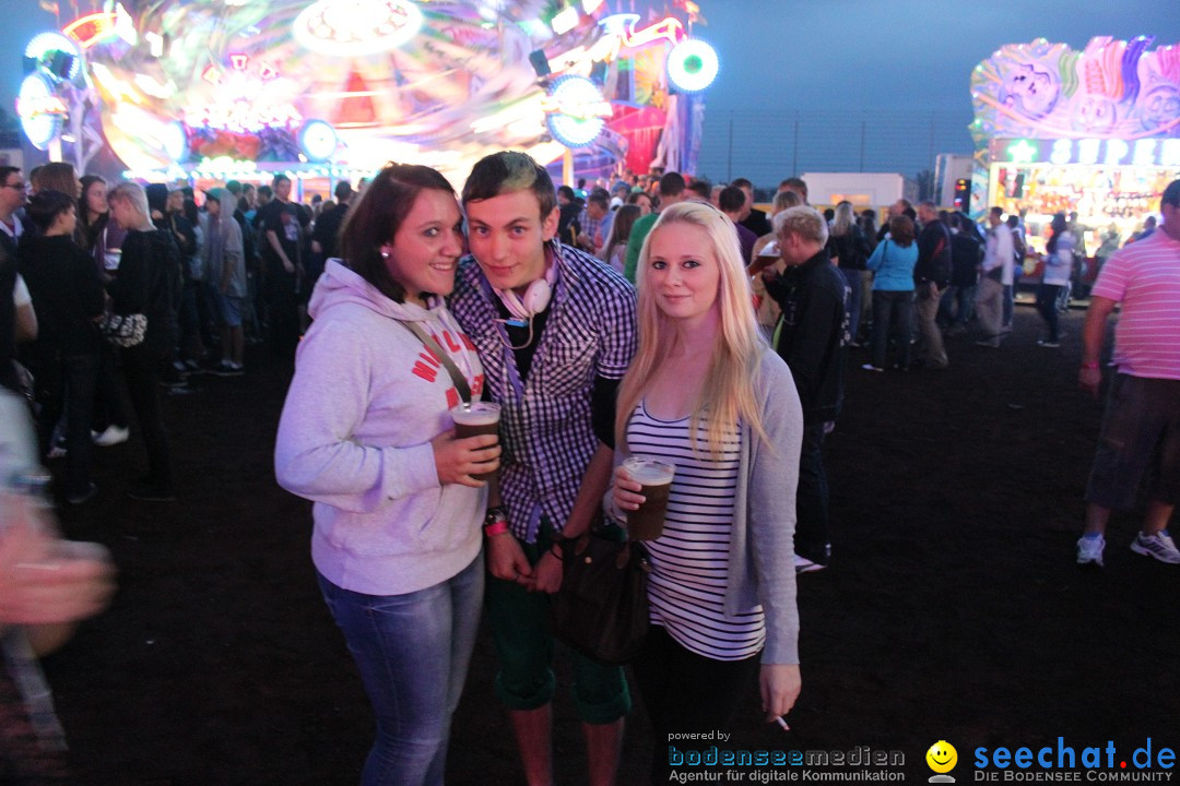 Schlossseefest 2012 mit Feuerwerk: Salem am Bodensee, 28.07.2012