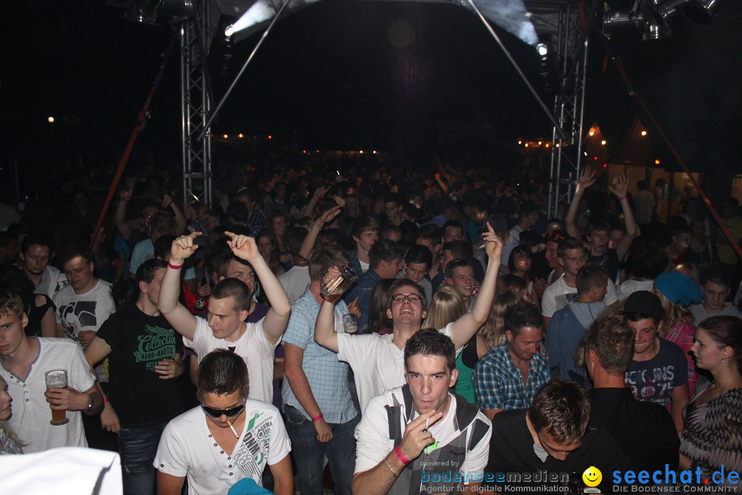 Schlossseefest 2012 mit Feuerwerk: Salem am Bodensee, 28.07.2012