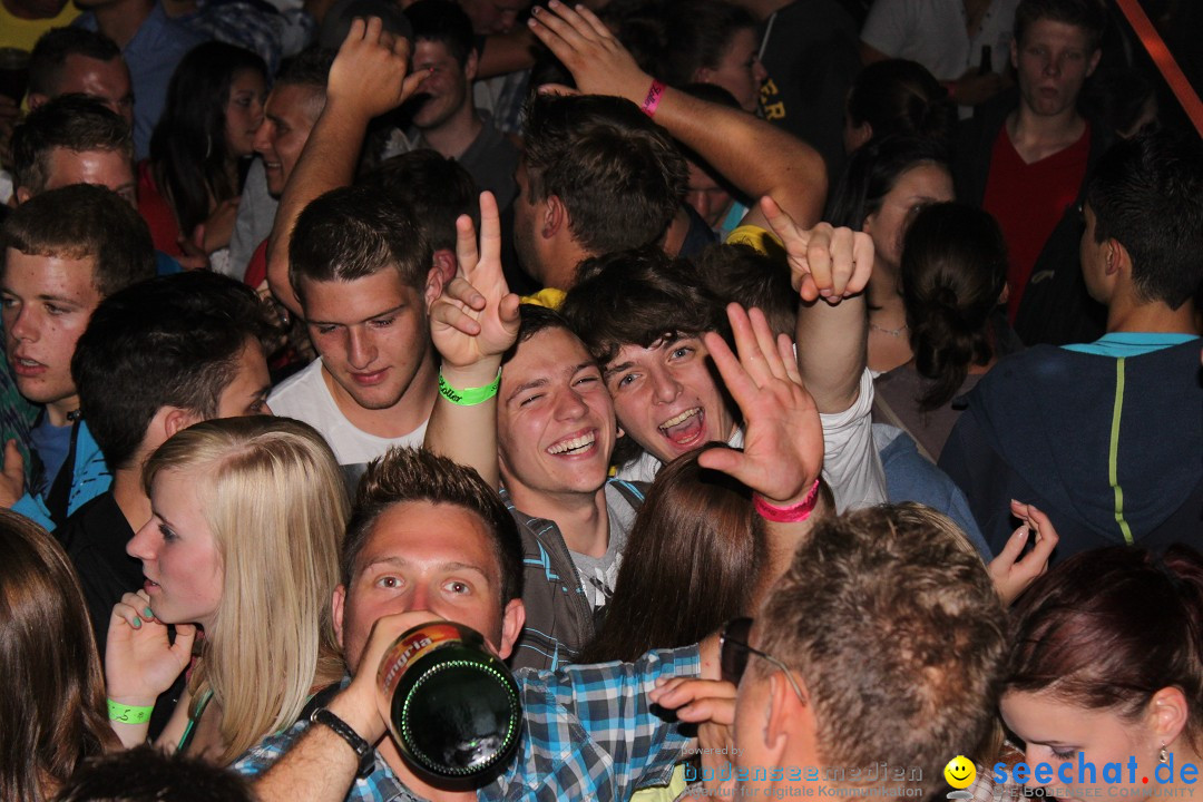 Schlossseefest 2012 mit Feuerwerk: Salem am Bodensee, 28.07.2012