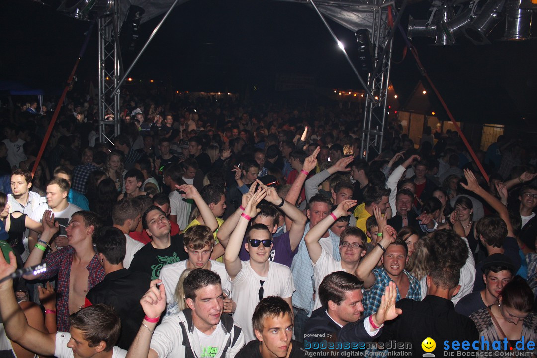 Schlossseefest 2012 mit Feuerwerk: Salem am Bodensee, 28.07.2012