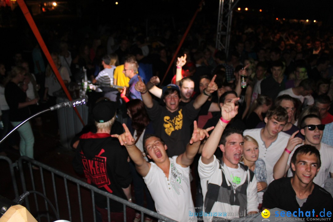 Schlossseefest 2012 mit Feuerwerk: Salem am Bodensee, 28.07.2012