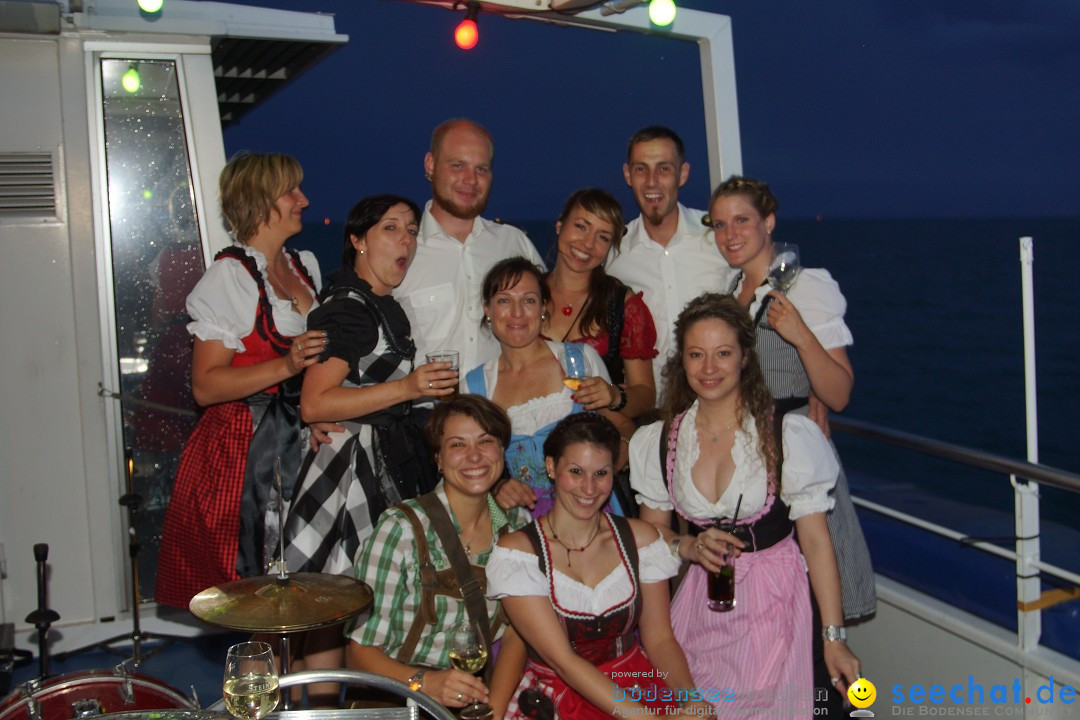 Partyschiff: Lederhosen und Dirndl: Friedrichshafen am Bodensee, 04.08.2012