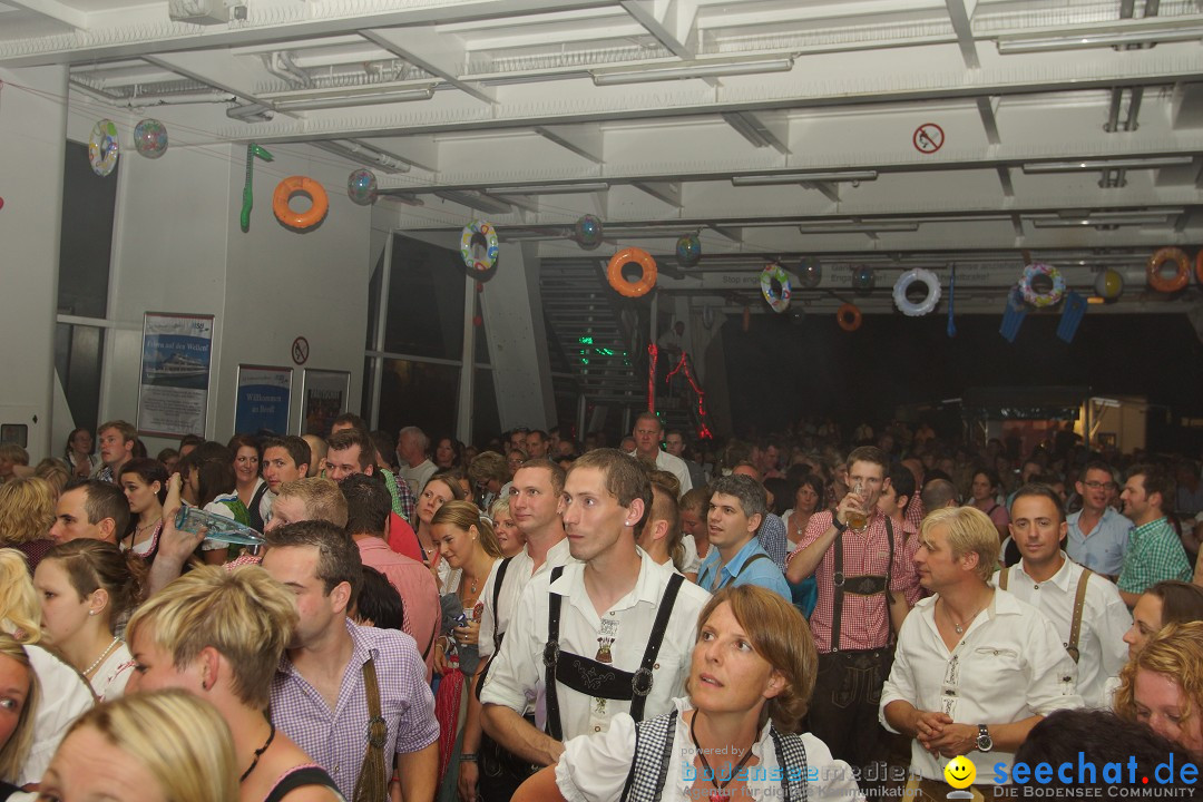 Partyschiff: Lederhosen und Dirndl: Friedrichshafen am Bodensee, 04.08.2012