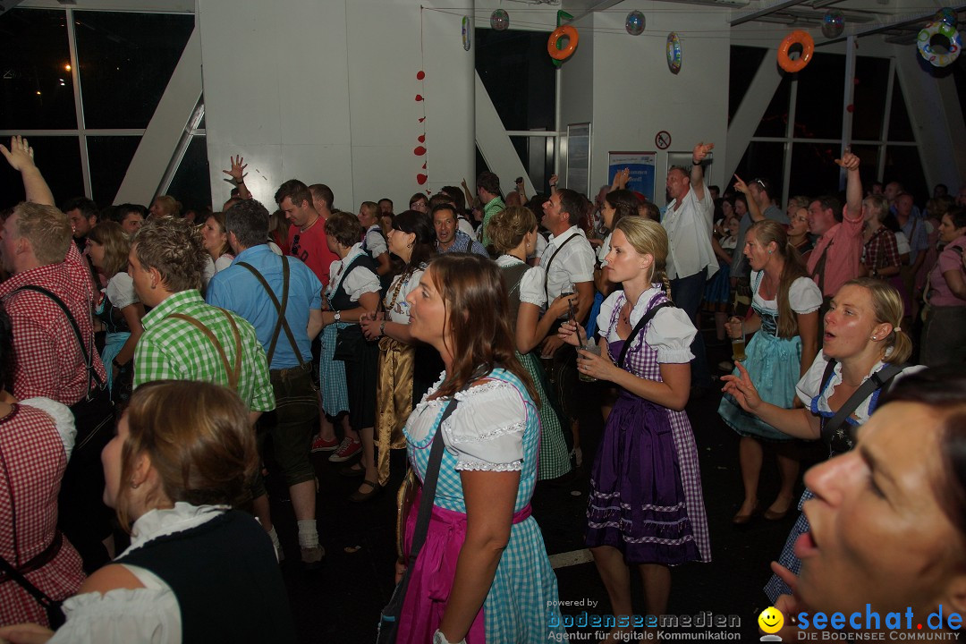 Partyschiff: Lederhosen und Dirndl: Friedrichshafen am Bodensee, 04.08.2012