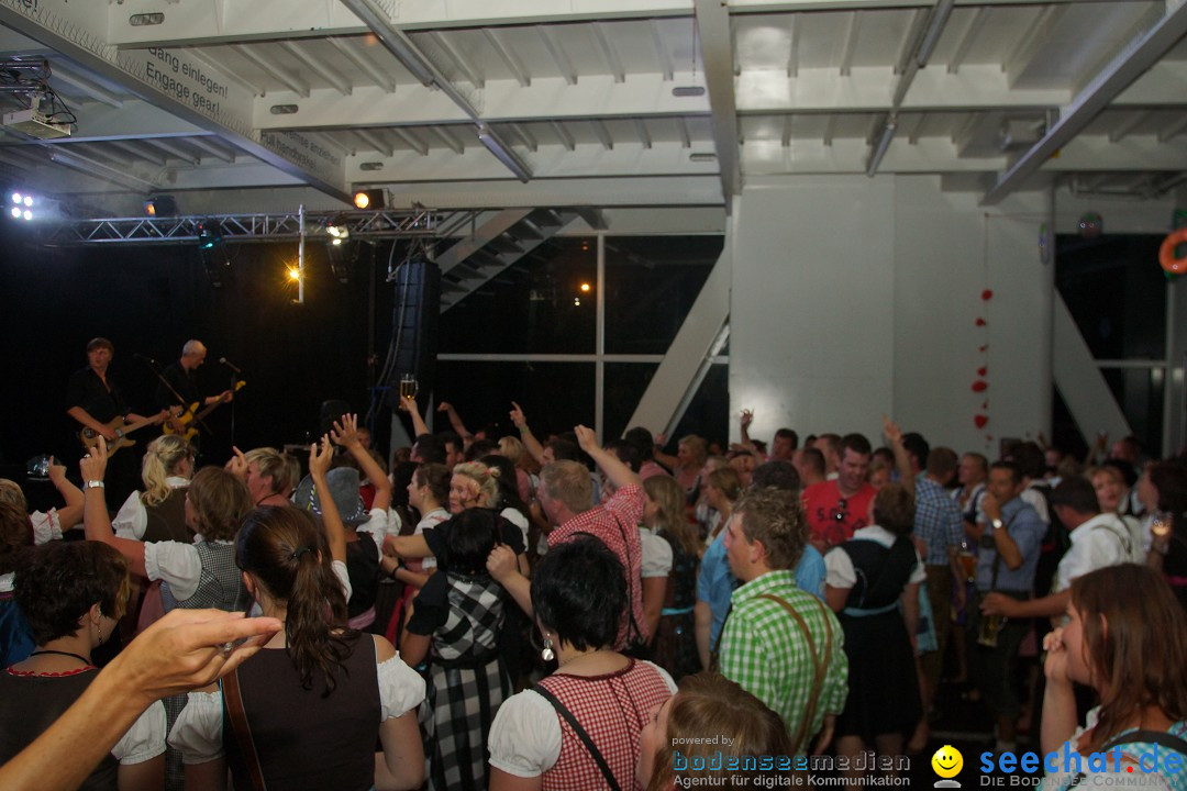 Partyschiff: Lederhosen und Dirndl: Friedrichshafen am Bodensee, 04.08.2012