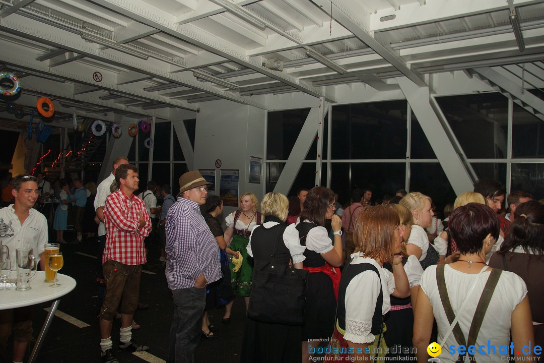 Partyschiff: Lederhosen und Dirndl: Friedrichshafen am Bodensee, 04.08.2012