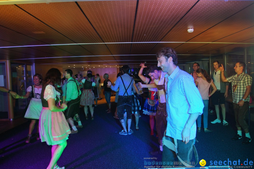 Partyschiff: Lederhosen und Dirndl: Friedrichshafen am Bodensee, 04.08.2012