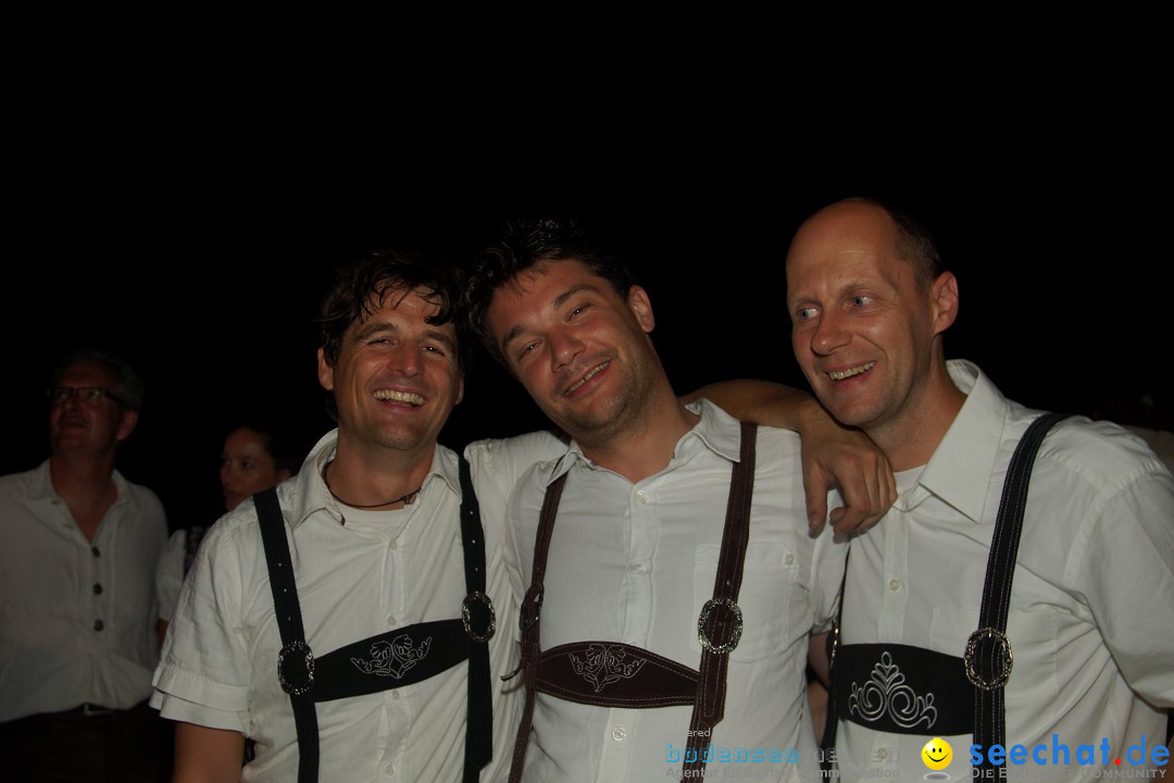 Partyschiff: Lederhosen und Dirndl: Friedrichshafen am Bodensee, 04.08.2012