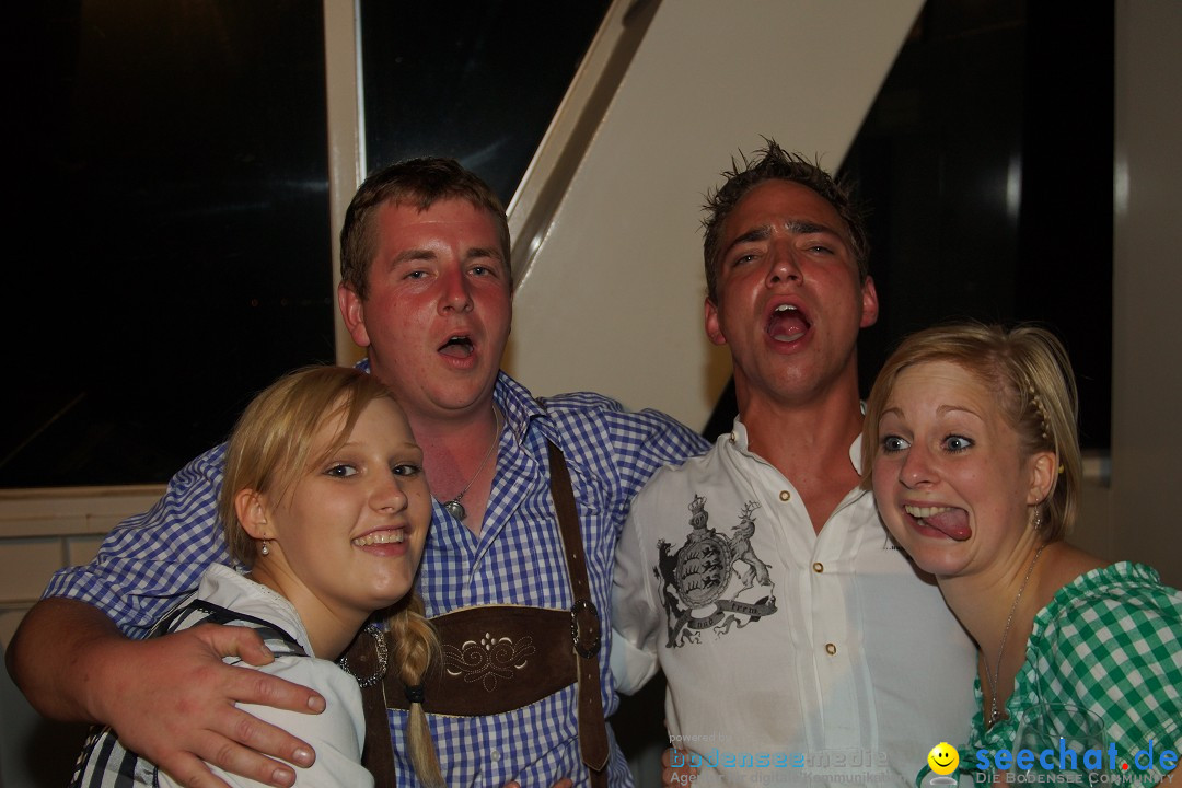 Partyschiff: Lederhosen und Dirndl: Friedrichshafen am Bodensee, 04.08.2012