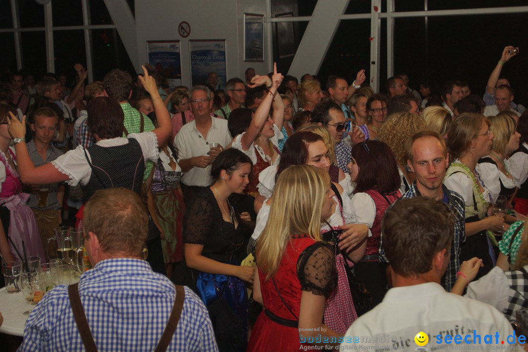 Partyschiff: Lederhosen und Dirndl: Friedrichshafen am Bodensee, 04.08.2012