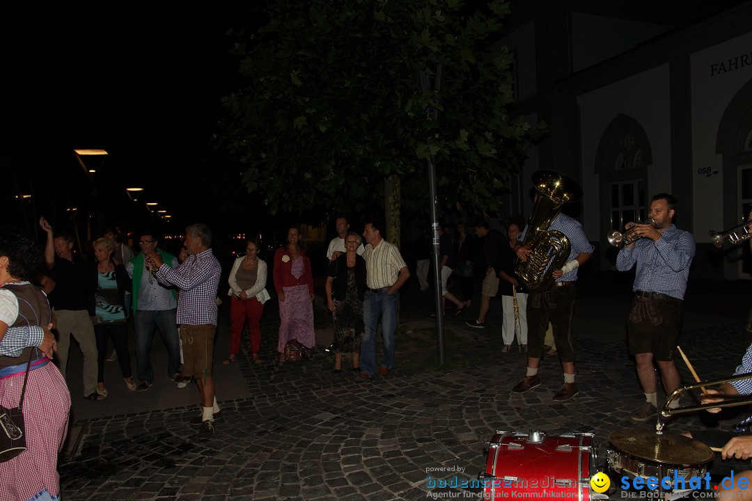 Partyschiff: Lederhosen und Dirndl: Friedrichshafen am Bodensee, 04.08.2012