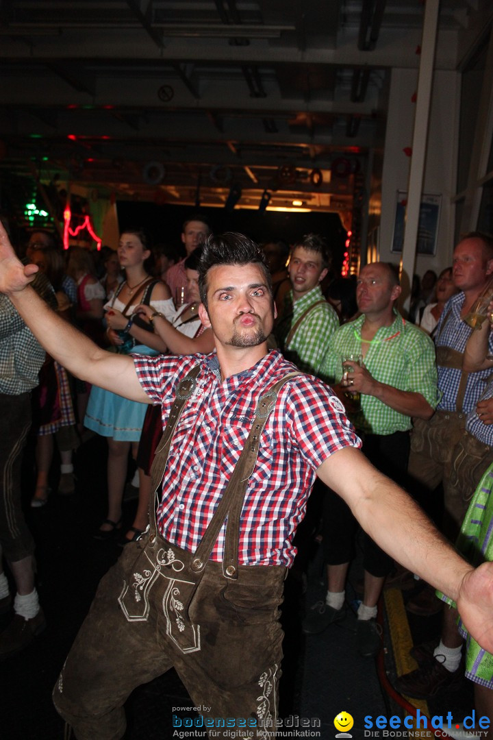 Partyschiff: Lederhosen und Dirndl: Friedrichshafen am Bodensee, 04.08.2012