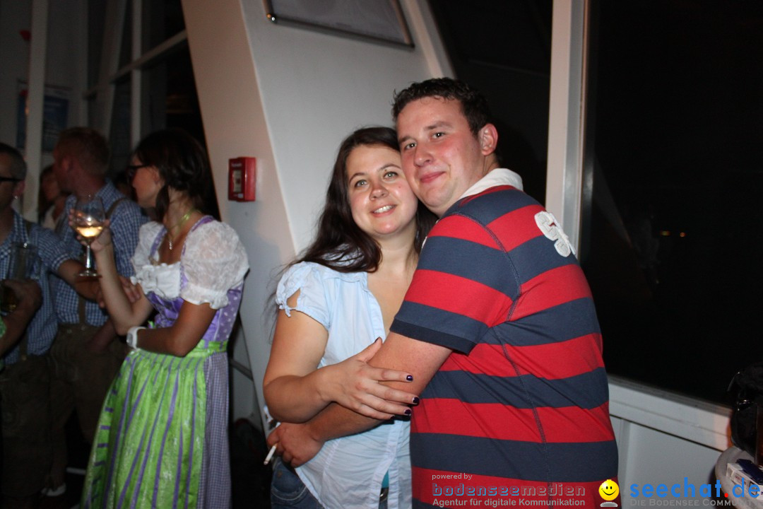 Partyschiff: Lederhosen und Dirndl: Friedrichshafen am Bodensee, 04.08.2012