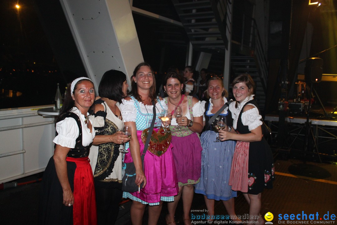 Partyschiff: Lederhosen und Dirndl: Friedrichshafen am Bodensee, 04.08.2012