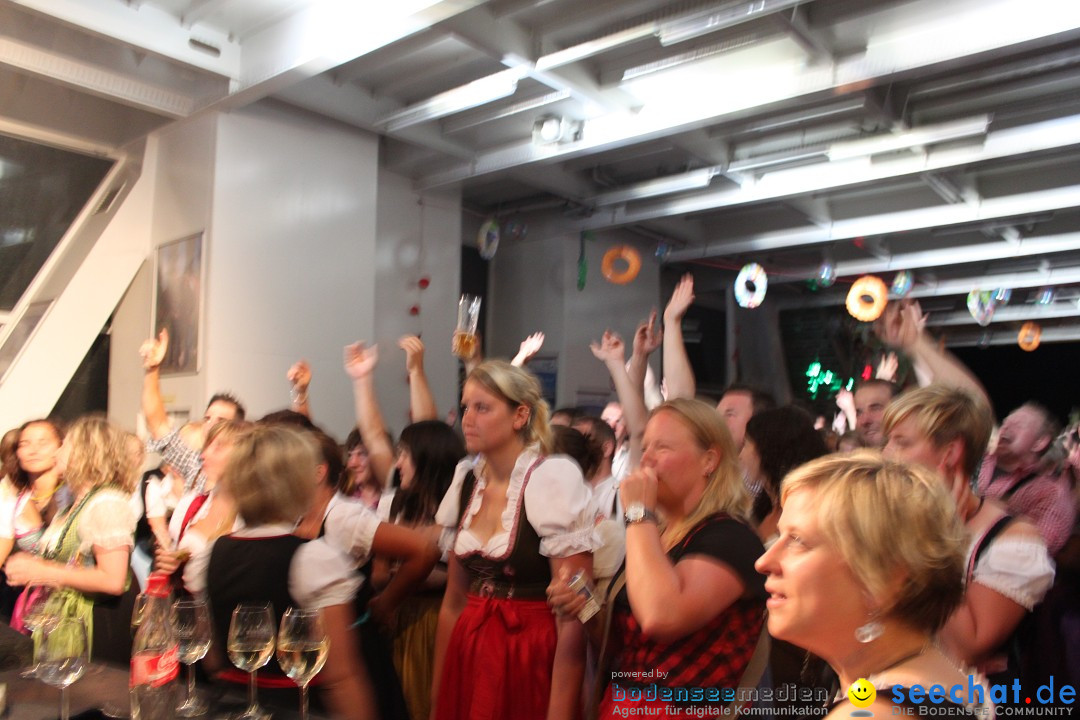 Partyschiff: Lederhosen und Dirndl: Friedrichshafen am Bodensee, 04.08.2012