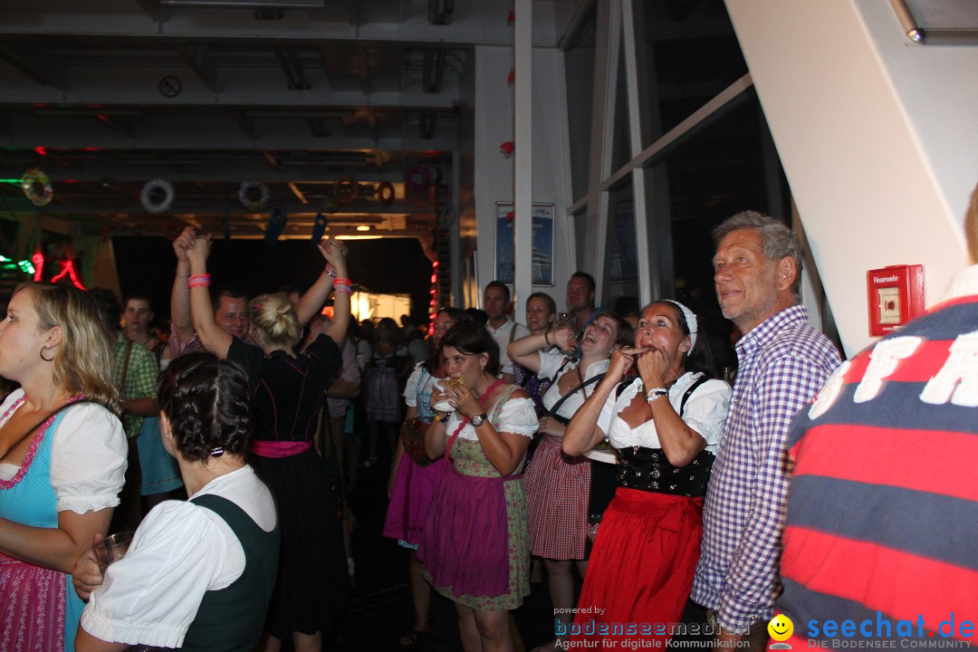 Partyschiff: Lederhosen und Dirndl: Friedrichshafen am Bodensee, 04.08.2012