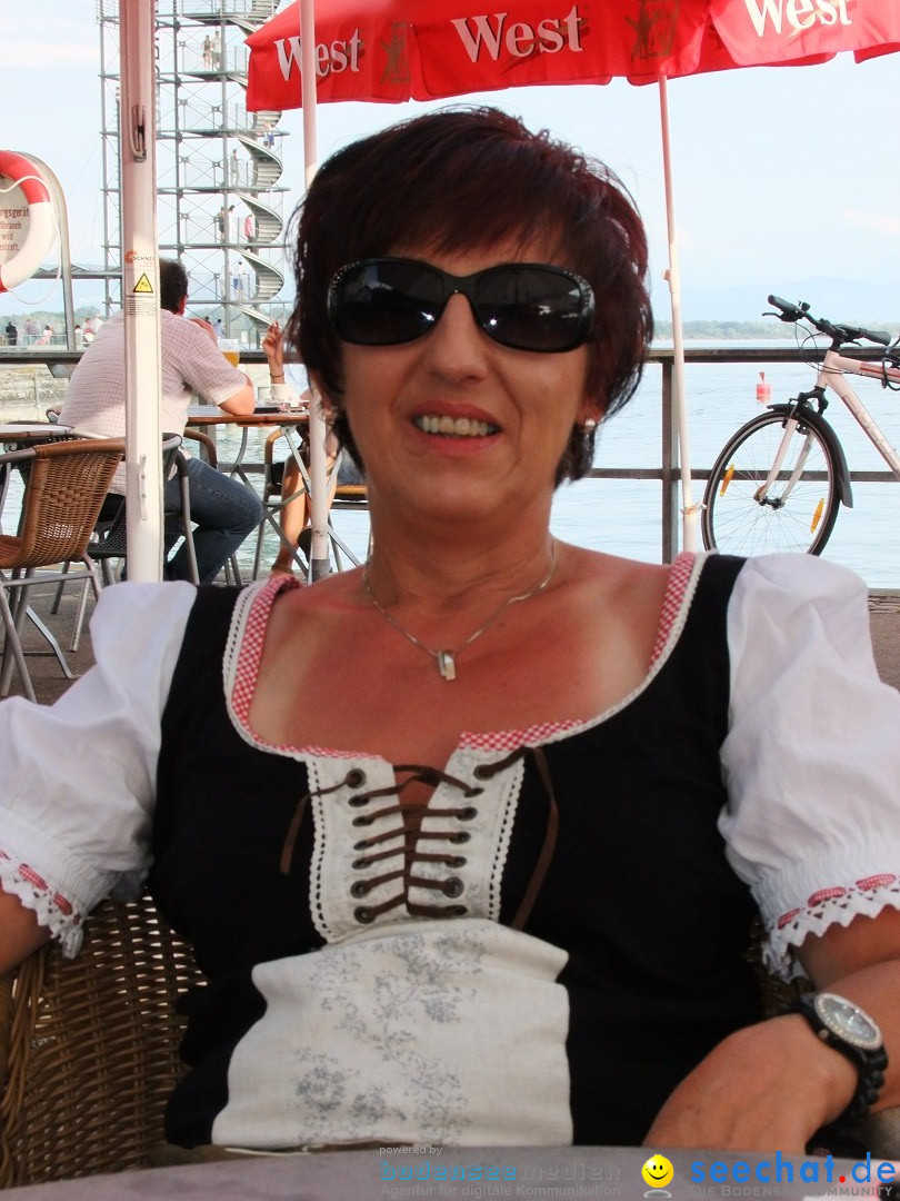 Partyschiff: Lederhosen und Dirndl: Friedrichshafen am Bodensee, 04.08.2012