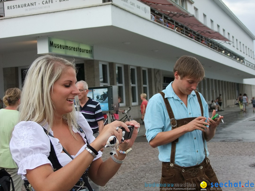 Partyschiff: Lederhosen und Dirndl: Friedrichshafen am Bodensee, 04.08.2012