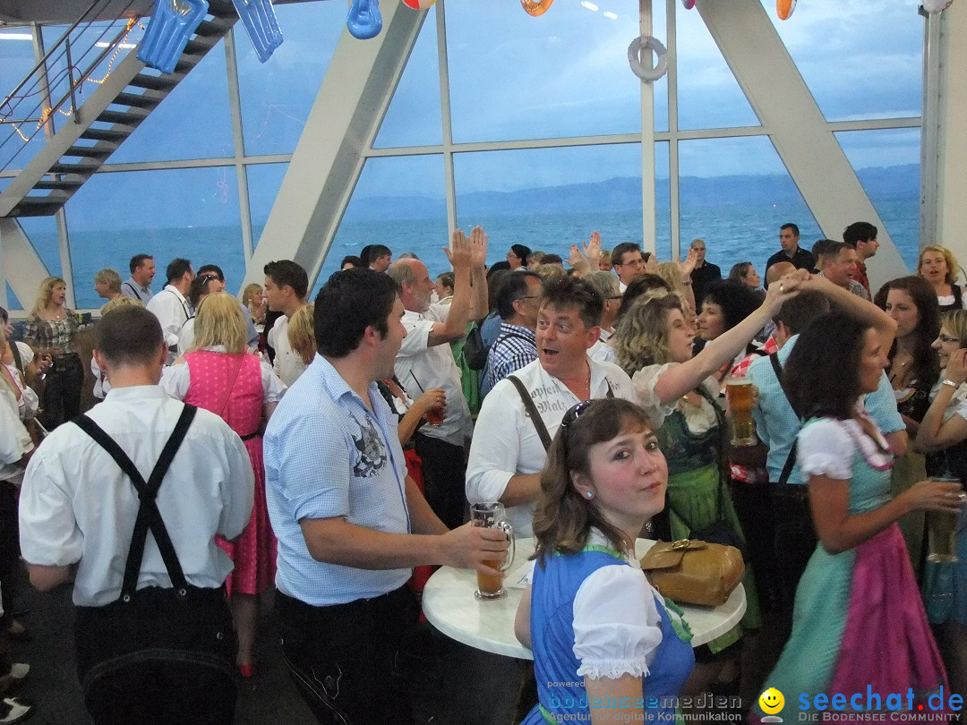 Partyschiff: Lederhosen und Dirndl: Friedrichshafen am Bodensee, 04.08.2012