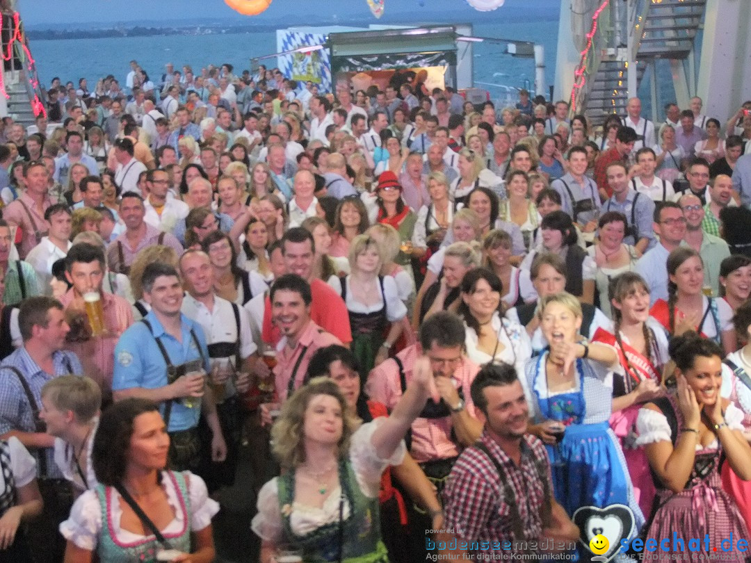 Partyschiff: Lederhosen und Dirndl: Friedrichshafen am Bodensee, 04.08.2012