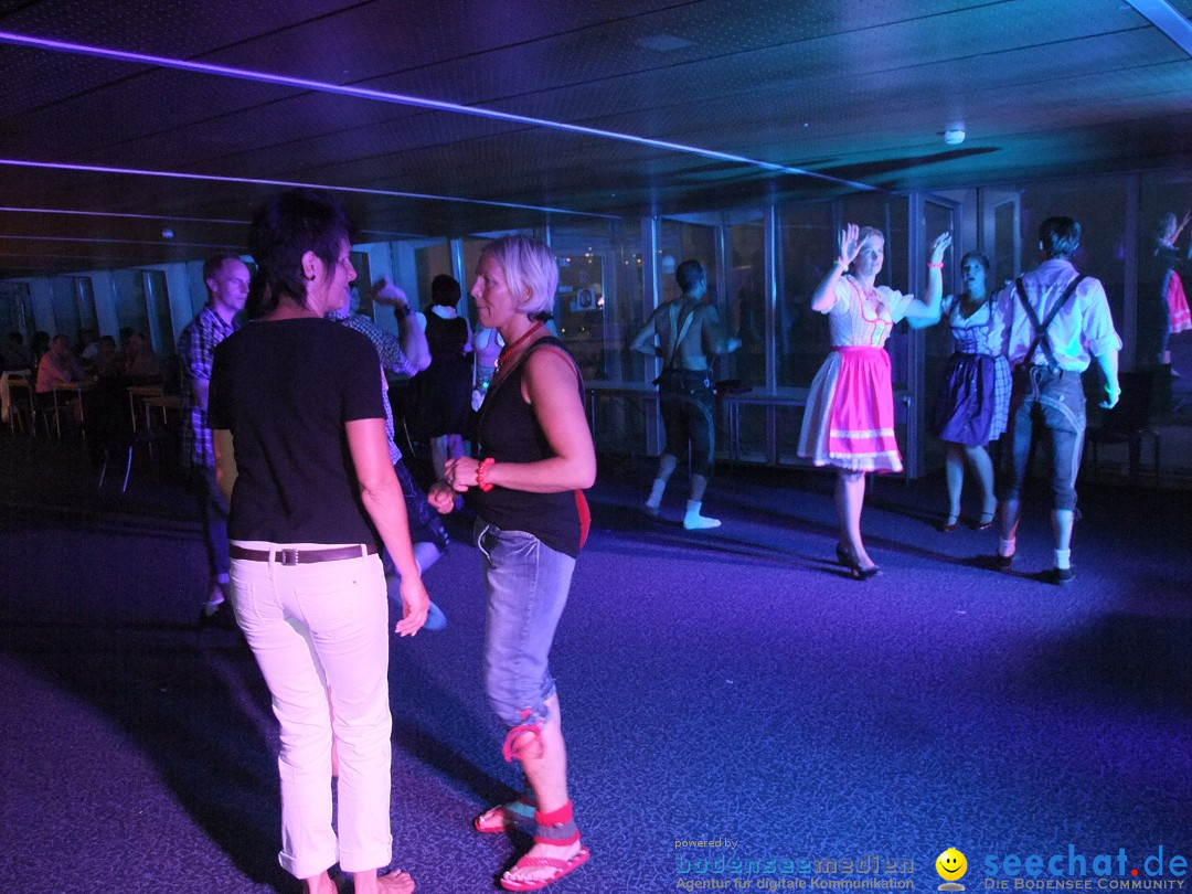 Partyschiff: Lederhosen und Dirndl: Friedrichshafen am Bodensee, 04.08.2012