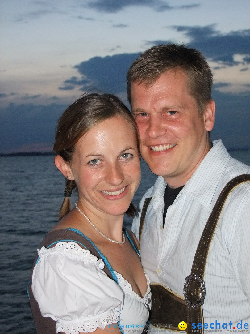 Partyschiff: Lederhosen und Dirndl: Friedrichshafen am Bodensee, 04.08.2012