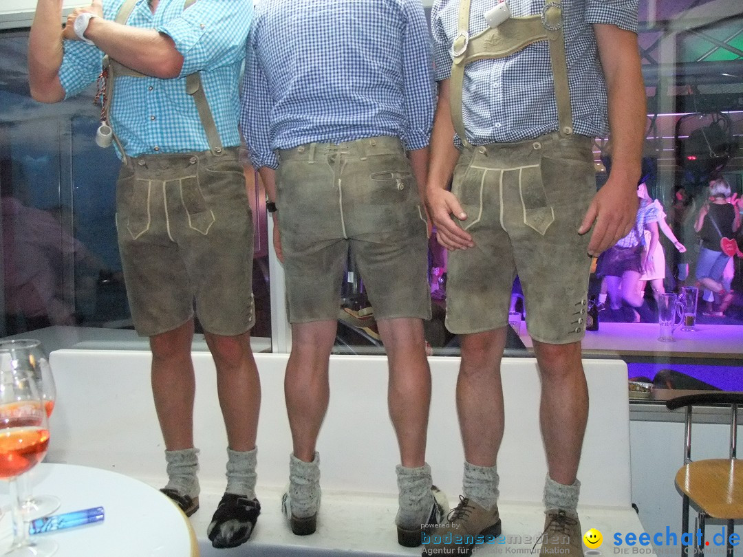 Partyschiff: Lederhosen und Dirndl: Friedrichshafen am Bodensee, 04.08.2012