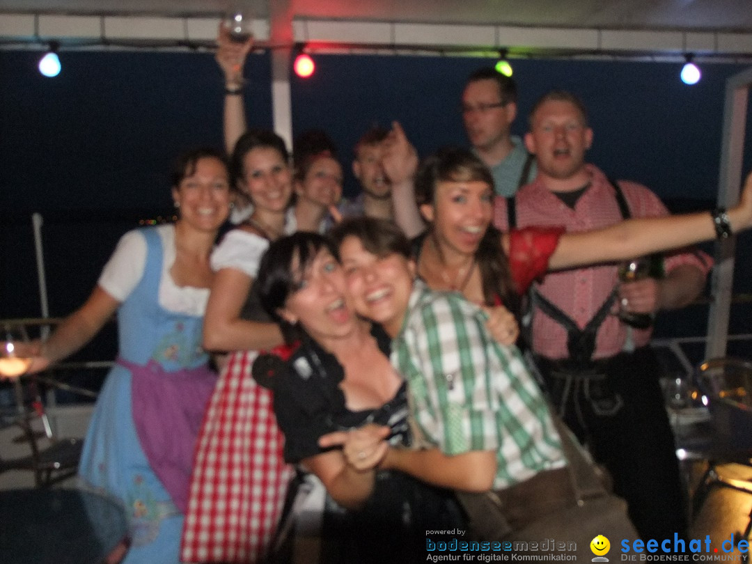 Partyschiff: Lederhosen und Dirndl: Friedrichshafen am Bodensee, 04.08.2012