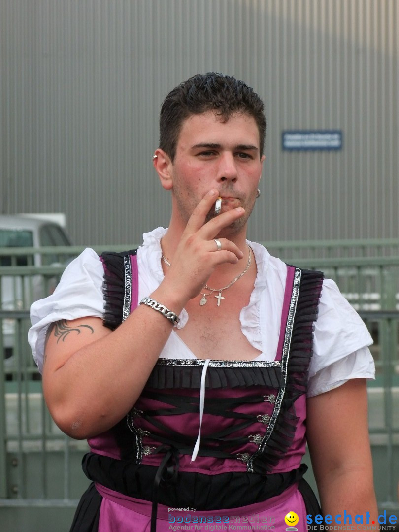 Partyschiff: Lederhosen und Dirndl: Friedrichshafen am Bodensee, 04.08.2012