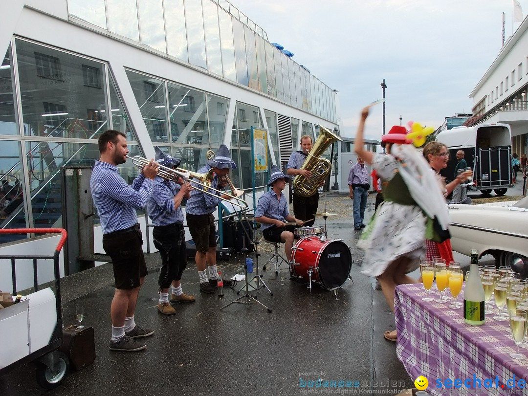 Partyschiff: Lederhosen und Dirndl: Friedrichshafen am Bodensee, 04.08.2012